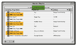 MP3 Playlist Window